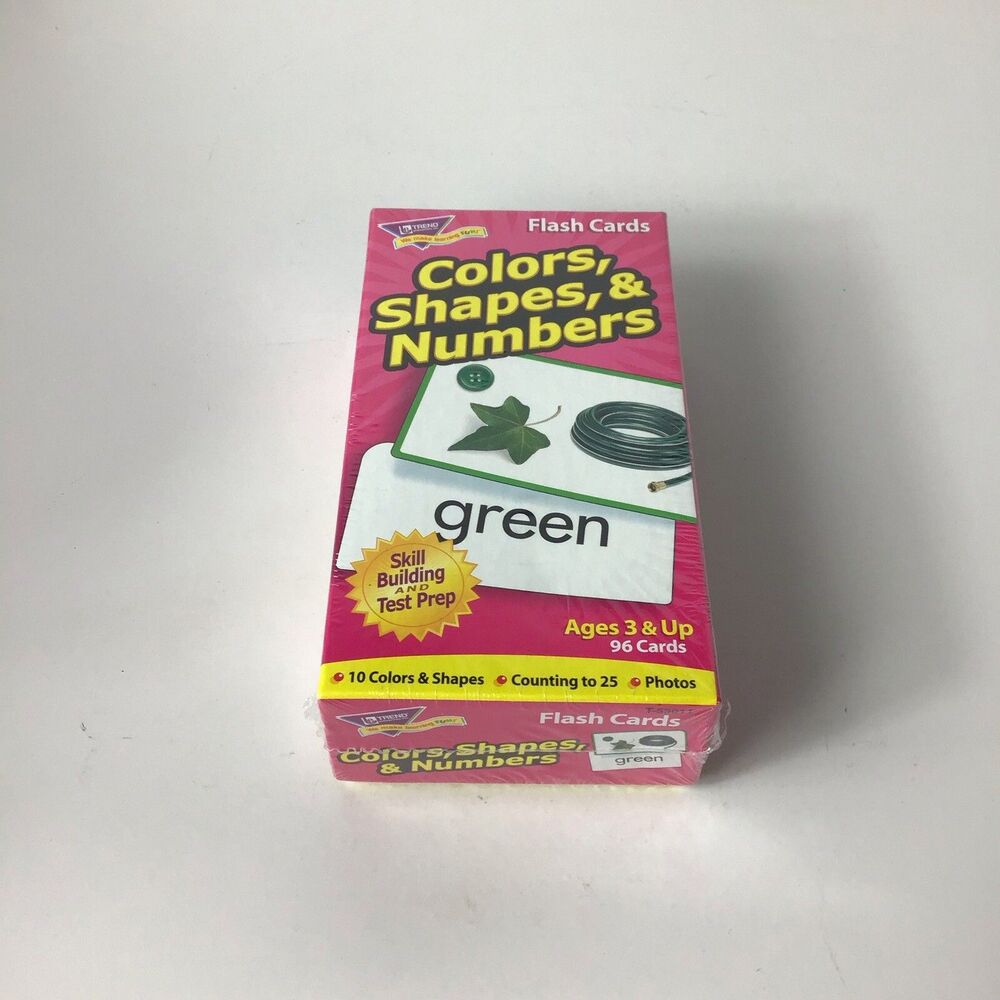 Colors, Shapes, & Numbers Skill Drill Flash Cards